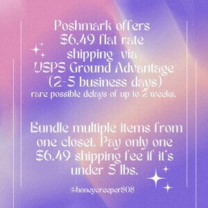 Poshmark Flat Rate Low Cost Shipping